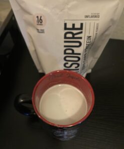 Isopure Unflavored Protein, Whey Isolate, 25g Protein, Zero Carb & Keto Friendly, 2 Ingredients, 16 Servings, 1 Pound (Packaging May Vary) 32 61lJujQxH7L