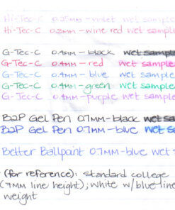 PILOT G-Tec-C Gel Ink Rolling Ball Pens, Ultra Fine Point (0.4mm), Black/Blue/Red/Green/Purple Inks, 5-Pack Pouch (35480) 5 Count (Pack of 1) Black/Blue/Red/Green/Purple Ink 17 61lKeusr1KL