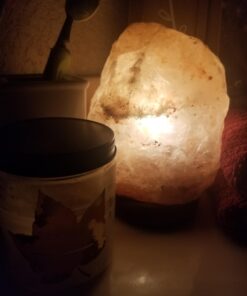 CRYSTAL DECOR 2 Natural Himalayan Pink Salt Lamp w/Bulb & Cord ~7 in 44 61lOPLij6L