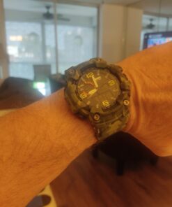 Gosasa Men's Watches Multi Function Military S-Shock Sports Watch LED Digital Waterproof Alarm Watches… A _1520_camouflage&green 34 61lRTeFtexL