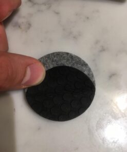 SlipToGrip 8 Pack Furniture Grippers by iPrimio - Furniture Non-Slip Pads 2" Round with 3/8" Heavy Duty Felt Core. No Adhesive. No Nails. Won't Harm Floors. 26 61lSfOqHXDL