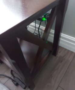 Winsome Xola 20W x 19.13-Inch D End Table, Cappuccino (40420) 33 61lSmGrA QL