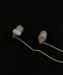 Panasonic ErgoFit Wired Earbuds, In-Ear Headphones with Dynamic Crystal-Clear Sound and Ergonomic Custom-Fit Earpieces (S/M/L), 3.5mm Jack for Phones and Laptops, No Mic - RP-HJE120-S (Silver) Silver 55 61lUAVG90QL