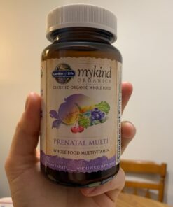 Women’s Prenatal Multivitamin with Vitamin D3, B6, B12, C & Iron, Folate for Energy & Healthy Fetal Development – Garden of Life Organics – Organic, Non-GMO, Gluten-Free, Vegan, 30 Day Supply 90 Count (Pack of 1) 27 61lXXQD43L