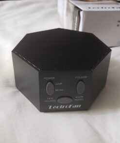 LectroFan High Fidelity White Noise Machine with 20 Unique Non-Looping Fan and White Noise Sounds and Sleep Timer Classic-Black Black Standard Packaging 35 61lY6J4 rUL