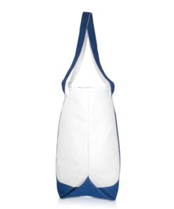 DALIX 23" Premium 24 oz. Cotton Canvas Shopping Tote Bag Navy Blue 26 61lZRBfnetL