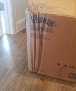 Kleenex® Hand Towels with Premium Absorbency Pockets (01701), Pop-Up Box, White, 18 Boxes / Case, 120 Hand Towels / Box, 2,160 Hand Towels / Case 39 61lZiBFkCFL