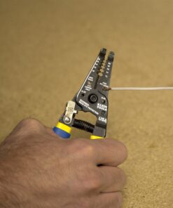 Klein Tools 11055 Wire Cutter and Wire Stripper, Stranded Wire Cutter, Solid Wire Cutter, Cuts Copper Wire 45 61lZzWCi ML