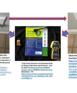 Sperry Instruments GFI6302 GFCI Outlet / Receptacle Tester, Standard 120V AC Outlets, 7 Visual Indication / Wiring Legend, Home & Professional Use, Yellow & Black Pack of 1 Yellow/Black 24 61larQVsQLL 2