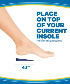 Dr. Scholl's Heel Cushions with Massaging Gel Advanced // All-Day Shock Absorption and Cushioning to Relieve Heel Discomfort (for Women's 6-10, Also Available for Men's 8-13) Women 6-10 24 61lavkHoTL