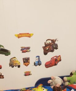 RoomMates RMK1520SCS Disney Pixar Cars Piston Cup Champs Peel and Stick Wall Decals 22 61lcDNpg2L