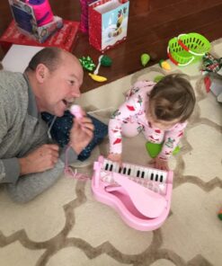 Love&Mini Piano Toy Keyboard for Kids Birthday Gift Age 1+ Pink 24 Keys Toddler Piano Music Toy Instruments with Microphone 24 Keys Pink 57 61lcZWWpRML