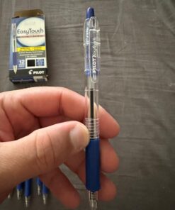 PILOT EasyTouch Refillable & Retractable Ballpoint Pens, Fine Point, Blue Ink, 12-Pack (32211) 17 61ldWUsfUGL