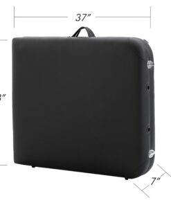 SIERRA COMFORT All-Inclusive Portable Massage Table (Black), SC-901, 27.95"D x 72.05"W x 33.07"H 26 61lfFSfIkCL