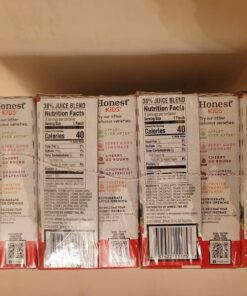 Honest Kids Super Fruit Punch Organic Fruit Juice Drink, 6.75 Fl Oz, 32 Pack 30 61lhExUkyyL