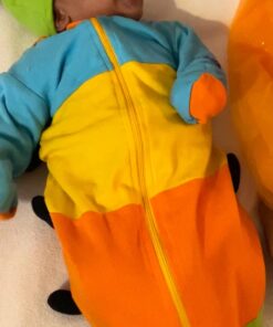 Sozo Unisex-Baby Newborn Caterpillar Bunting and Cap Set 0-6 Months Blue/Yellow/Orange/Green 6 61lkQxoKzL