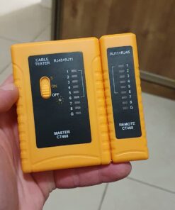 iMBAPrice - RJ45 Network Cable Tester for Lan Phone RJ45/RJ11/RJ12/CAT5/CAT6/CAT7 UTP Wire Test Tool 1-Pack RJ45/RJ11 Wire Continuity Tester 41 61ll24SRR0L