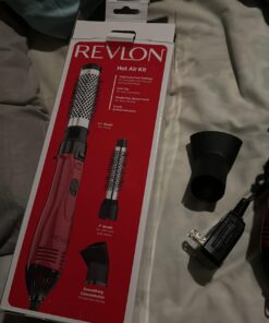 Revlon 1200W Perfect Style Hot Air Kit | Style, Curl, and Volumize, 3 Piece Set Black 42 61lmkCfL7VL