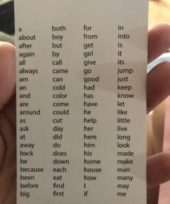 Star Right Education Sight Words Flash Cards, 169 Sight Words and Sentences With 2 Rings 31 61loUX2qzgL