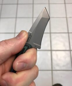 COLUMBIA RIVER KNIFE & TOOL CRKT Minimalist Tanto Neck Knife: Compact Fixed Blade Knife, Folts Utility Knife with Bead Blast Blade, Resin Infused Fiber Handle, and Sheath 2386 32 61lq9VirUL 1