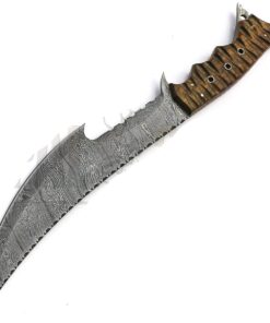 Raga-1030, Handmade Damascus Steel 15.00 Inches Knife - Exotic Wood Handle (Color/Case Vary) 14 61lqyDN 5eL