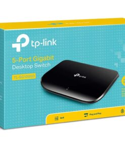 TP-Link 5 Port Gigabit Ethernet Network Switch | Plug and Play | Desktop or Wall-Mount | Plastic Case Ethernet Splitter | Fanless | Traffic Optimization | Unmanaged (TL-SG1005D),Black 26 61lsIZrszzL