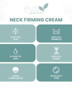 Eva Naturals Neck Firming Cream Firming Neck Cream for Tightening and Wrinkles - Tightening Lifting Sagging Skin - Skin Tightening Cream For Face and Double Chin (1.7 oz) 20 61lsP2Qwn2L