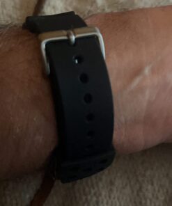 Seiko Original Rubber Curved Line Watch Band 22mm Divers Model and Genuine Seiko Spring Bars 42 61lutmhlKaL