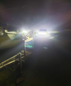 FXC 12 Volt Aluminum Marine Boat Rocker Switch Panel Waterproof 6 Gang Toggle Switch Panel Blue LED Lighted for Car Truck RV UTV ATV with USB Cigarette Lighter Socket Voltmeter 22 61luwhsNqPL