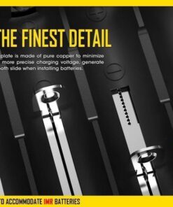 NITECORE New i4 battery Charger For Li-ion / IMR / Ni-MH/ Ni-Cd 18650 18350 16340 RCR123 14500 AA AAA D C w/ Ac and 12V DC (Car) power cords, EdisonBright BBX3 battery box, 2 X AA to D type batteries 20 61lxWOifYRL