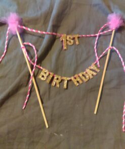 Mud Pie First Birthday Cake Topper Glitter Princess 25 61lxrsWAFxL