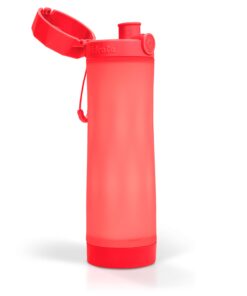 Hidrate Spark 3 Smart Water Bottle, Tracks Water Intake and Glows to Remind You to Stay Hydrated, BPA Free, 20 oz, Coral 18 61m MUWj4CL