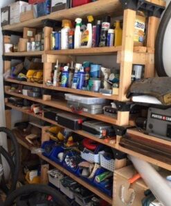 2x4basics 90124MI Custom Shelving and Storage System Shelflinks, Black, 6 Pack 50 61m1671x52L