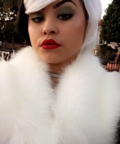 MapofBeauty Mixed Color Short Straight Cosplay Costume Wig (Black/White) 29 61m21KzBDoL