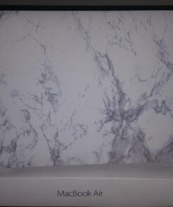 MOSISO Compatible with MacBook Air 13 inch Case (Models: A1369 & A1466, Older Version 2010-2017 Release), Plastic Pattern Hard Shell Case & Keyboard Cover & Screen Protector, White Marble 65 61m3TBNJvyL