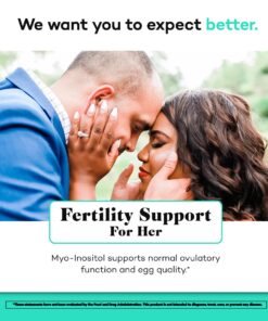 Premama Fertility Support for Her Powder Packets, Multivitamin Supplement To Support Normal Ovulatory Function and Egg Quality, Gluten-Free, Vegan, Unflavored, 28 Single-Serve Packets 20 61m3mN8RT6L