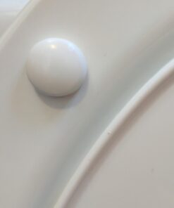 MAYFAIR 883SLOWA 000 Toilet Seat with Built-in Potty Training Seat will Reduce Clutter, Slow Close and Never Loosen, ROUND, Durable Enameled Wood/Long Lasting Plastic, White 46 61m4mApe2WL