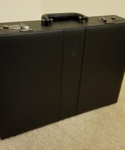 Solo Grand Central Attaché Briefcase with Combination Locks, Black 25 61m53uOhAL