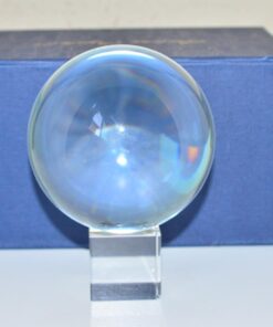 Amlong Crystal Meditation K9 Crystal Ball 3.25 inch (80mm) Diameter for Photography, Lensball, Decorative Ball with Free Crystal Stand and Gift Box, Clear 44 61m8IjrvC L