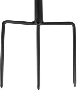 Sunnydaze Rotating Height-Adjustable Round Cooking Grate Grilling System - Black Steel Stake and Grill - 24-Inch 15 61m8L2NYeOL