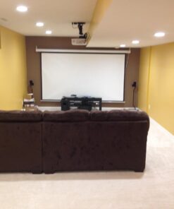 Homegear 106" 16:9 HD Electric Motorized Projector Screen + Remote 37 61m8lu6o2ML