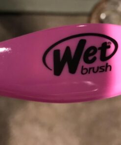 Wet Brush Detangling Brush, Original Detangler Brush (Pink) - Wet & Dry Tangle-Free Hair Brush for Women & Men - No Tangle Soft & Flexible Bristles for Straight, Curly, & Thick Hair Pink 1 Count (Pack of 1) 38 61m9N8JzyXL 1