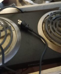 IMUSA USA GAU-80306 Electric Double Burner 1750-Watts , Black 38 61mA2urZ6UL