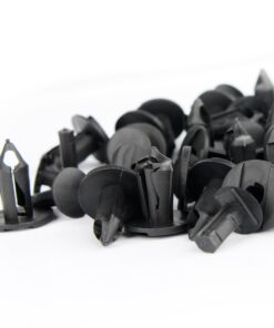 GOOACC 40PCS Nylon Bumper Fastener Rivet Clips 8mm for GM 21030249 Ford N807389S & Chrysler 6503598 Automotive Assembly Expansion Screws Kit 40PCS Fastener Clips 8mm 30 61mC509xKCL 1