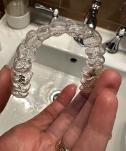 iSonic F3900 Ultrasonic Denture/Aligner/Retainer Cleaner for all dental and sleep apnea appliances, 110V 20W (tank no longer removable) , White , 0.4Pt/0.2L 01.F3900, AC110V 48 61mCK9HlzoL