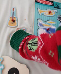 Melissa & Doug Musical Instruments Sound Puzzle - Wooden Peg Puzzle (8 pcs) - Wooden Peg Chunky Baby Puzzle, Music Learning Toys, Musical Sound Puzzles For Toddlers And Preschoolers Ages 2+ Musical Instrumenets 26 61mDeKqHnlL 2