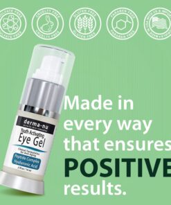 Eye Gel Anti-Aging Cream - Treatment for Dark Circles, Puffiness, Wrinkles and Fine Lines - Hyaluronic Acid Formula Infused Serum with Aloe Vera & Jojoba for Ageless Smooth Skin 5 oz 0.5 Fl Oz (Pack of 1) 20 61mDvoQmSL