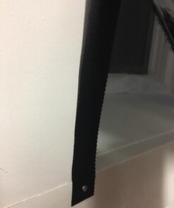 VELCRO Brand - 91100 Industrial Strength Low Profile Fasteners – Heavy Duty Professional Hold with a Flush Surface to Surface Mount - Holds up to 10 lbs. - 10ft x 1in Roll Tape, Black 23 61mE28J rL