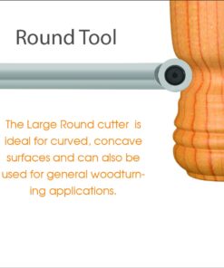 Savannah Carbide Turning Tool Large Size (3 Piece Set - All 3 Turning Tools) Includes Diamond Shape, Round and Square Turning Tools With Comfort Grip Handles 21 61mGHrVYTyL 1