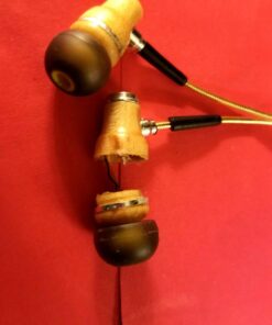 Symphonized NRG 2.0 Wood Earbuds Wired, in Ear Headphones with Microphone for Computer & Laptop, Noise Isolating Earphones for Cell Phone, Ear Buds with Booming Bass (Gold) Gold 37 61mGjuMBlXL